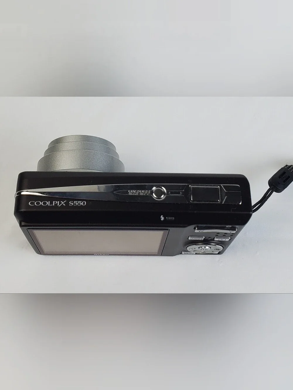 Nikon Coolpix S550 10.0MP Digital Camera Battery Charger Cords Book w/Case WORKS